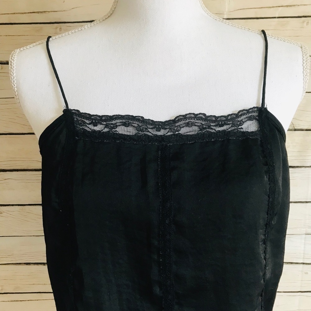 Free People Lace Trimmed Silk Cami - Picture 4 of 8
